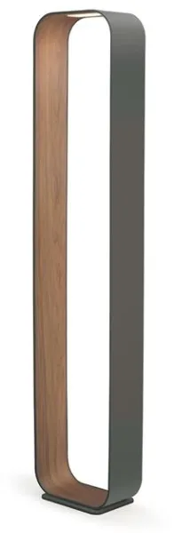Pablo Contour Gulvlampe Graphite/Valnød
