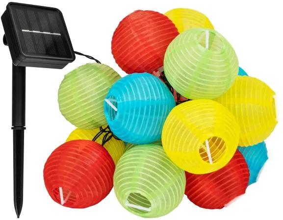 Solcelle lyskæde 20led